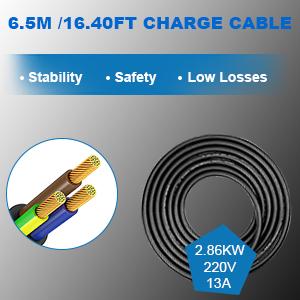 10A Birleşik Krallık 3 PIN Plug To Type 1/ Type 2 EV Şarj İstasyonu Duvar Kutusu EV / PHEV i&ccedil;in Taşınabilir 8