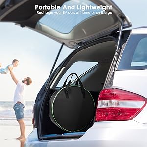 7KW 1 Fazlı EV Şarj İstasyonu Tip 2 / Tip 1 / GBT 16A / 32A Mobil EVSE Şarj İstasyonu 8