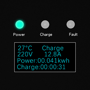 3.5kw 7kw GB/T EV şarj cihazı 8A 32A Ayarlanabilir taşınabilir elektrikli araç şarj cihazı 3