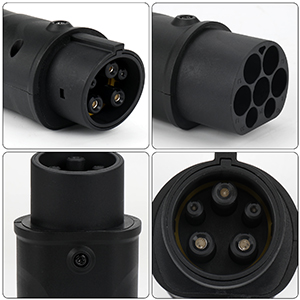 Tip 2'den Tip 1'e EV Şarj Adaptörü ICE 62196 J1772 Şarj Adaptörü 16A/32A 230V Araba Şarj Değiştiricisi Elektri 7