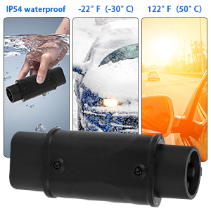 Tip 2'den Tip 1'e EV Şarj Adaptörü ICE 62196 J1772 Şarj Adaptörü 16A/32A 230V Araba Şarj Değiştiricisi Elektri 8