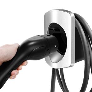 IEC62196-2 Tip 2 EV fiş tutucusu şarj kablosu düzenleyici duvar monte bağlantısı 4