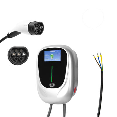 Akıllı Ev Duvar Montajlı EV Şarj İstasyonu 7KW 11kW 22kW Tip 1 Tip 2 EV Şarj İstasyonu Uygulama / RFID / WIFI / Bluetooth ile