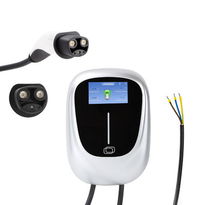 GBT Standart WALLBOX Pulsar Plus Elektrikli Araç Şarj cihazı Kablo 5m Tip 2 1.4 ila 7.4kW Tek Fazlı Bluetooth Wifi