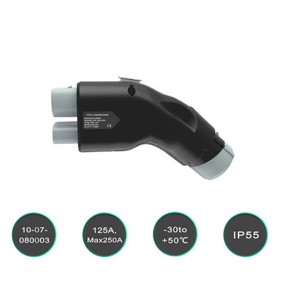 250KW Electric Vehicle Adapter CCS2 to CHAdeMO DC Fast Charger 1000V 250A Nissan Leaf Compatible
